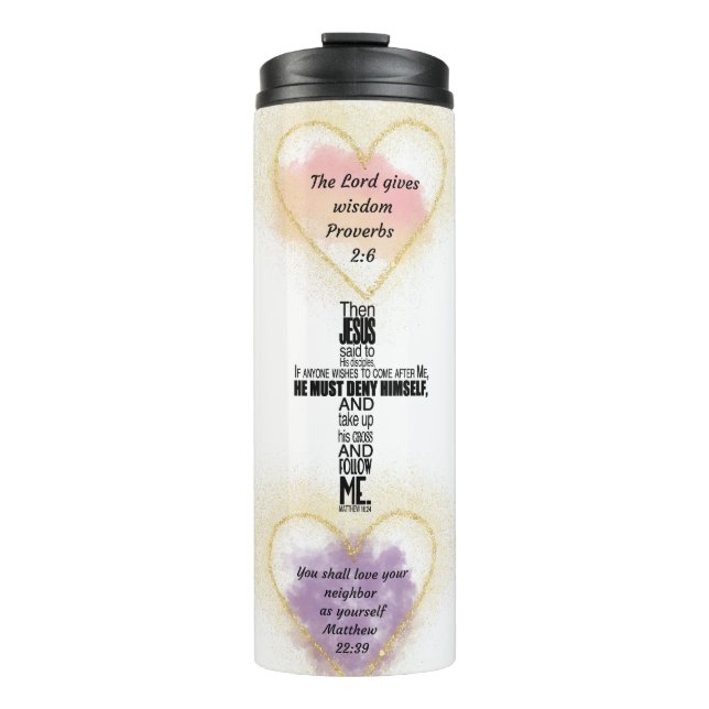 Bible Verses Thermal Tumbler (Front)