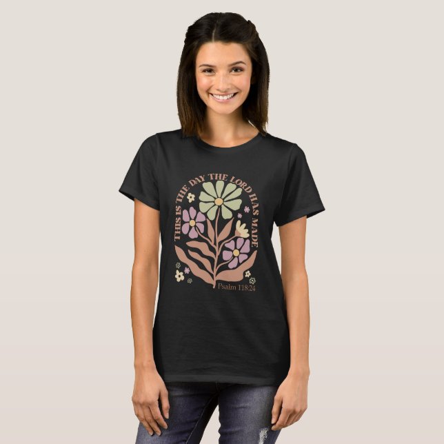 Bible Verses Wildflower  T-Shirt (Front Full)