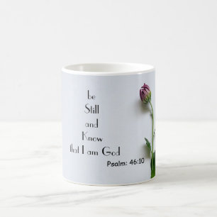 Bible verset citation psaume 46:10 matin tasse de 