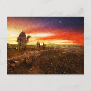 Bible - Wise men - The Magi arrive 1920 Postcard