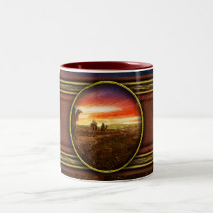 Bible - Wise men - The Magi arrive 1920 Two-Tone Coffee Mug