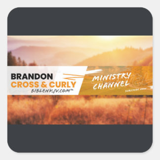 BIBLENKJV.COM™ 🛐 #STICKER SQUARE STICKER