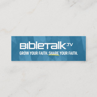 BibleTalk.tv - Mini Promo Card