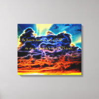 Biblical Electrified Cumulus Clouds Skyscape