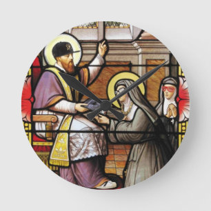 Biblical hip-hop round clock