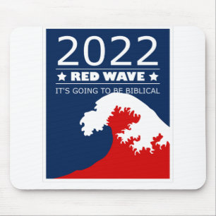 Biblical Midterms 2022 Red Wave Mouse Pad