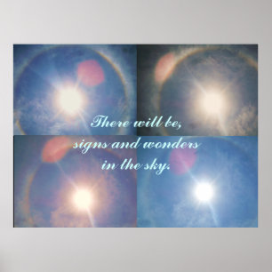 BIBLICAL PROPHECY,SIGNS AND WONDERS poster