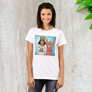 Biblical Queen and Prophet Faith-Based Characters T-Shirt