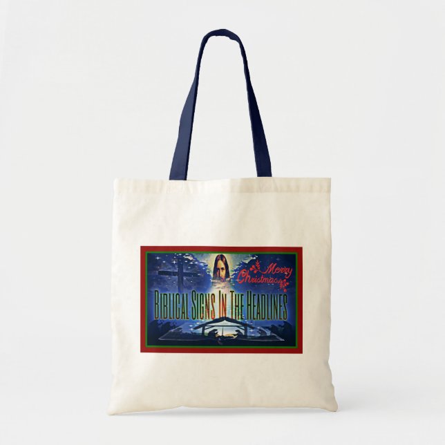 Biblical Signs "Christmas" Tote Bag (Front)