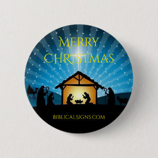 Biblical Signs ITH 2018 CHRISTMAS Button