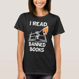 Bibliophile Book Nerd I Read Banned Books Tote Bag T-Shirt