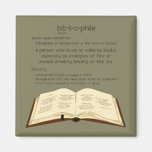 Bibliophile - Choose Colour Magnet