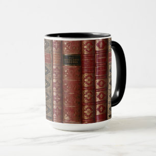 Bibliophile (Old Book Spines) Mug
