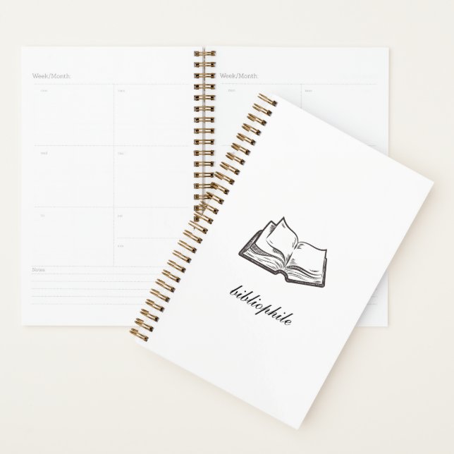 Bibliophile Planner (Display)