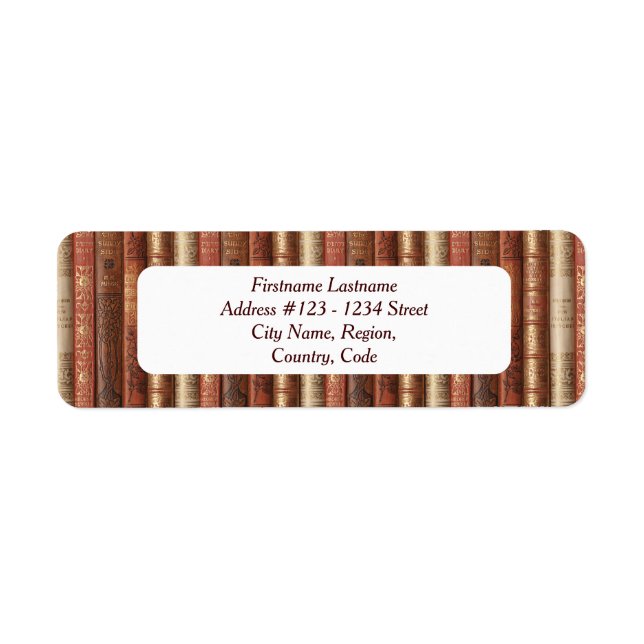 Bibliophile's Address Labels (Sunny Side) (Front)