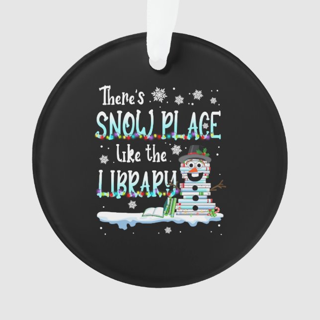 Bibliothécaire Il y a une place de neige comme la  (devant)