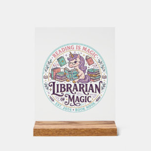 Bibliothécaire Licorne de Magie Produit Original G