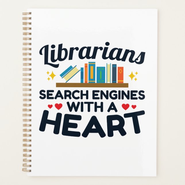 Bibliothécaires Moteurs de recherche avec un coeur (Devant)