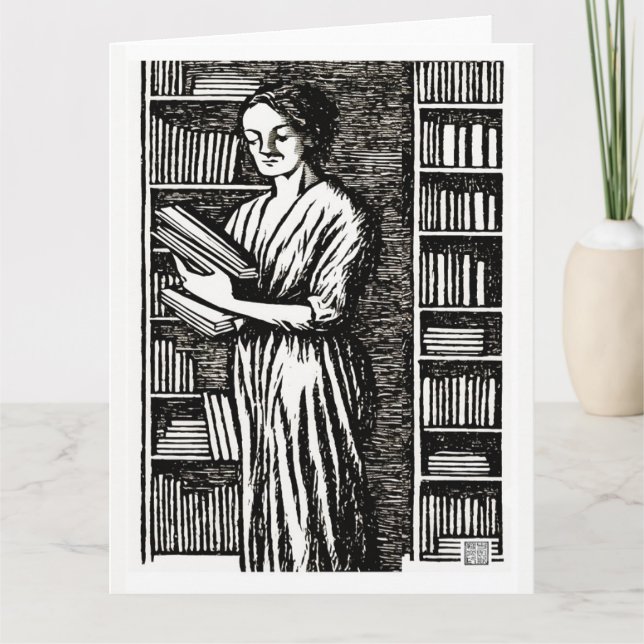 Bibliothecarius - Carte de voeux bibliothécaire (Devant)