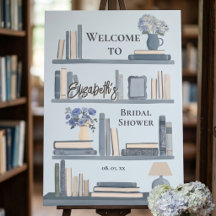 Bibliothèque Bleue Poussiéreuse Fantaisiste Bienve