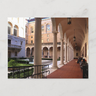 Bibliothèque Courtyard Boston Massachusetts Carte 