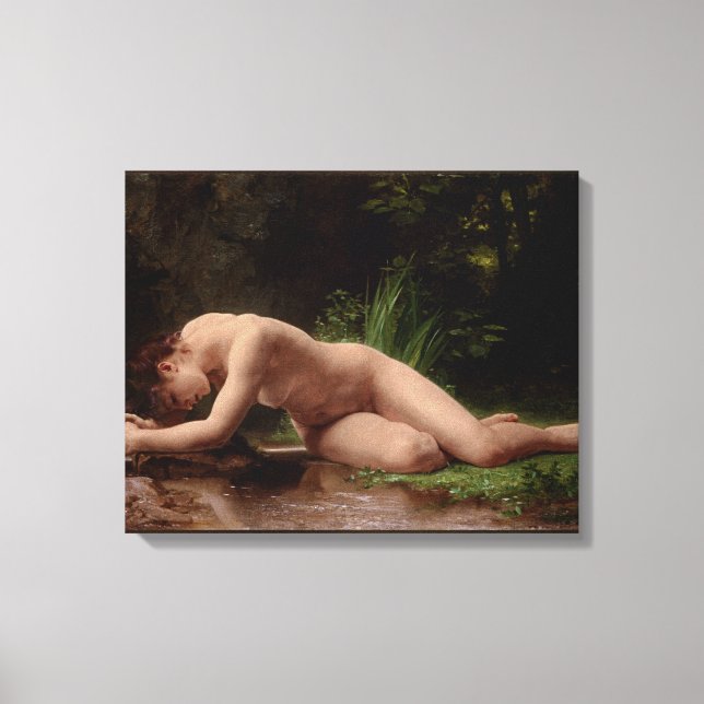 Biblis by William-Adolphe Bouguereau Canvas Print (Front)