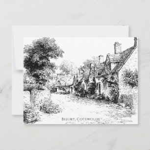 Bibury Village, Cotswolds, UK Postcard