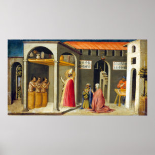 Bicci di Lorenzo Saint Nicholas Resuscitating Poster