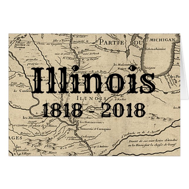 Bicentenaire historique de l'Illinois (Devant horizontal)