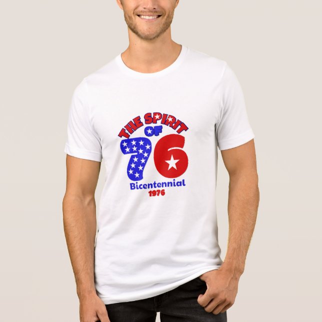 BICENTENNIAL 76 - RETRO Tri-Blend SHIRT (Front)
