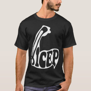Bicep Bodybuilding Weightlifting Muscles Barbells T-Shirt