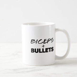 Biceps And Bullets Workout Fitness Bodybuilding Gi Coffee Mug