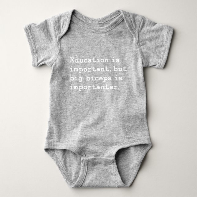 Biceps is importanter sleeveless shirt (Front)