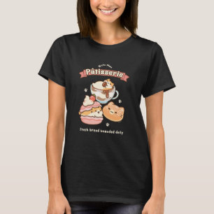 Bichi Mao Patisserie Fresh Bread Kneaded Cute Cat T-Shirt