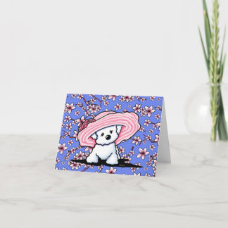 Bichon Belle Carte de remerciements