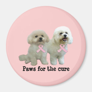 Bichon  Breast Cancer Magnet
