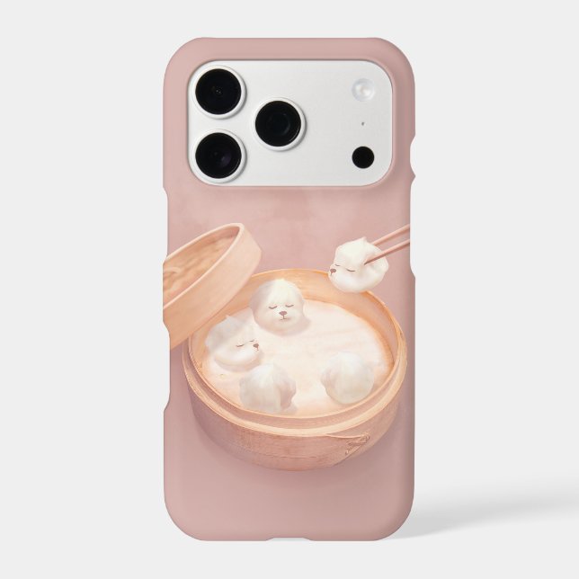 Bichon Dumplings: Cute Xiao Long Bao Dim Sum Art (Back)