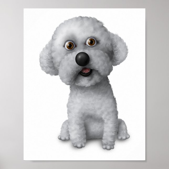 Bichon Frise: 8x10 Poster (Front)