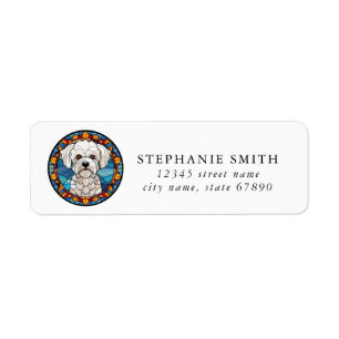 Bichon Frise Address Labels