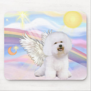 Bichon Frise Angel Mouse Pad
