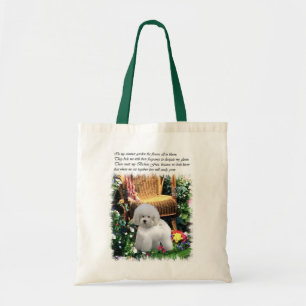 Bichon Frise Art Gifts Tote Bag