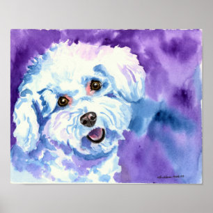 Bichon Frise Art Wall PRINT