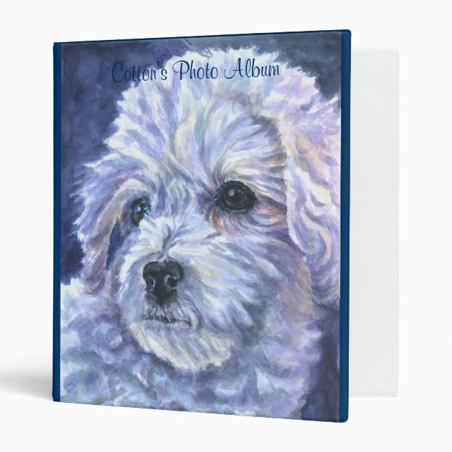 Bichon Frise Binder (Front/Inside)