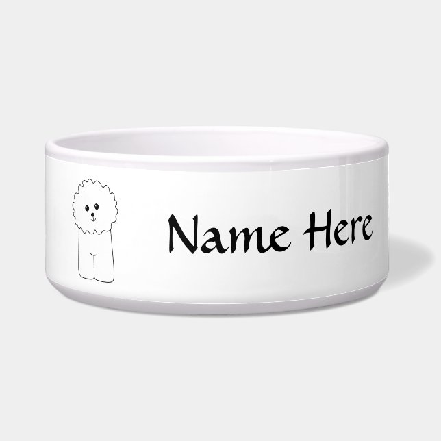 Bichon Frise, Cute Dog. (Front)