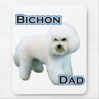 Bichon Frise Dad 4 Mouse Pad