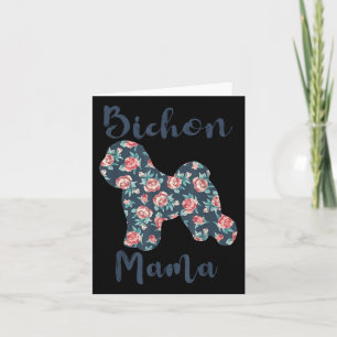 Bichon-frise Dog Mom Shirt Lover Mama Mothers Day Card