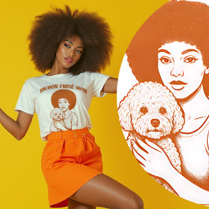 Bichon Frise Dog Mom Social Club Women T-Shirt