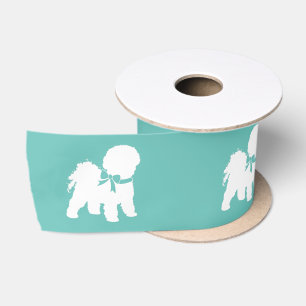 Bichon Frise Dog Puppy Satin Ribbon
