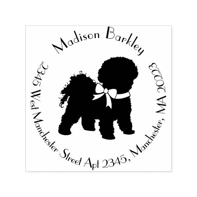 Bichon Frise Dog Puppy Self-inking Stamp (Design)
