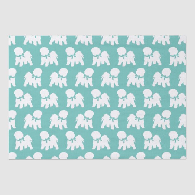 Bichon Frise Dog Puppy Tissue Paper (Front)